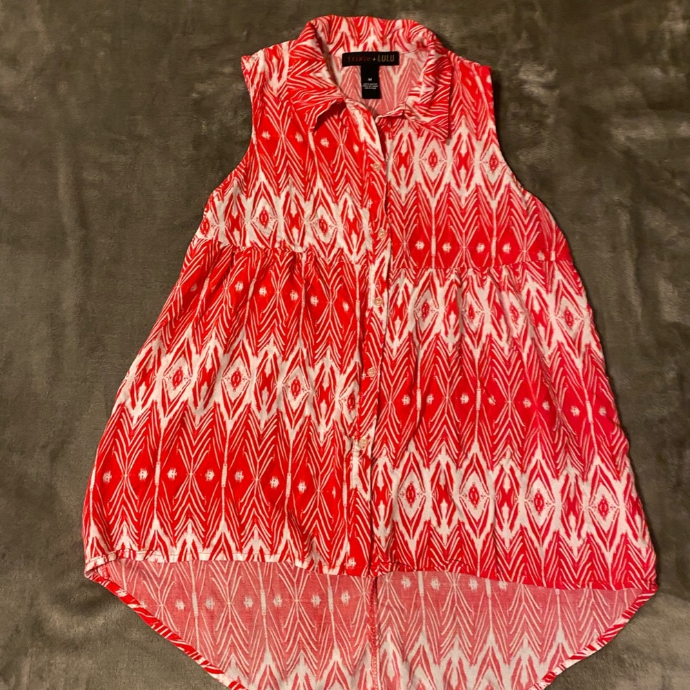 COLLARED TANKTOP